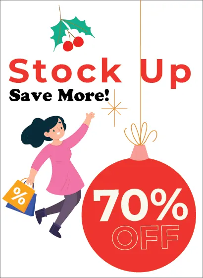 Stock Up & Save More offer on skincare products