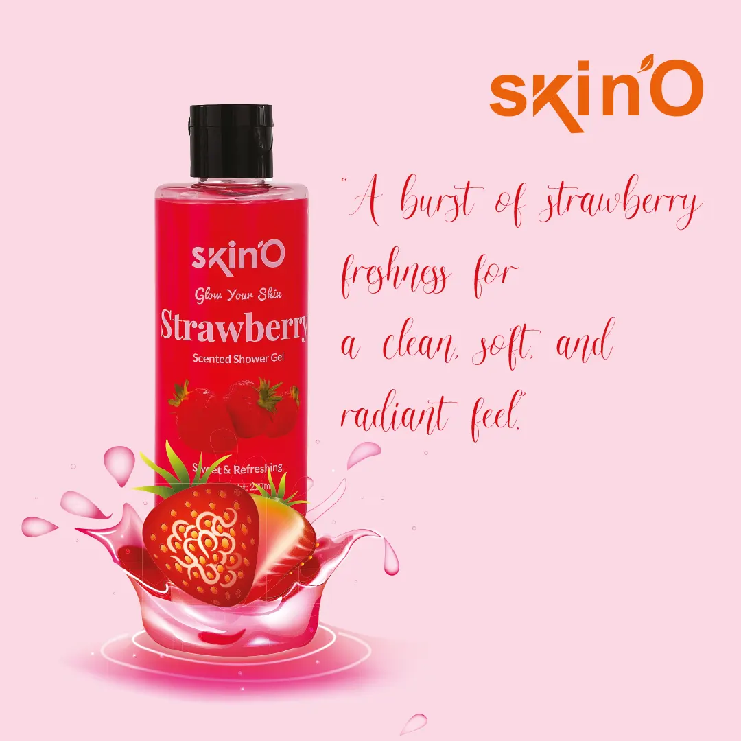 Skin'O Glow Your Skin Strawberry Scented Shower Gel 220ml