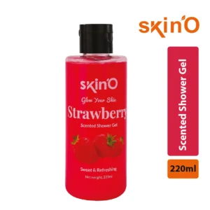 skin'O Glow Your Skin Strawberry Scented Shower Gel 220ml front packaging