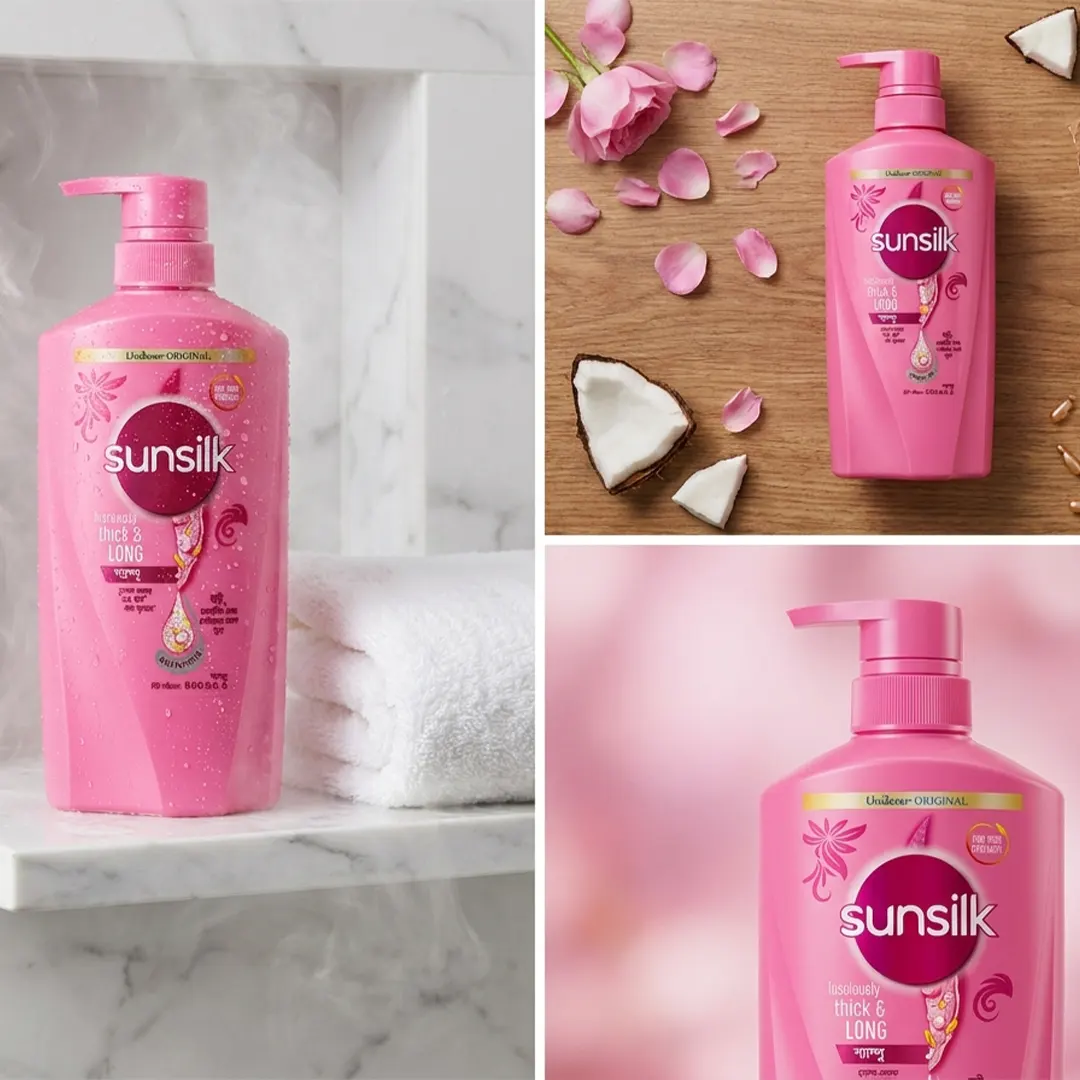 Sunsilk Shampoo 450ml for Thick Silky Healthy Hair