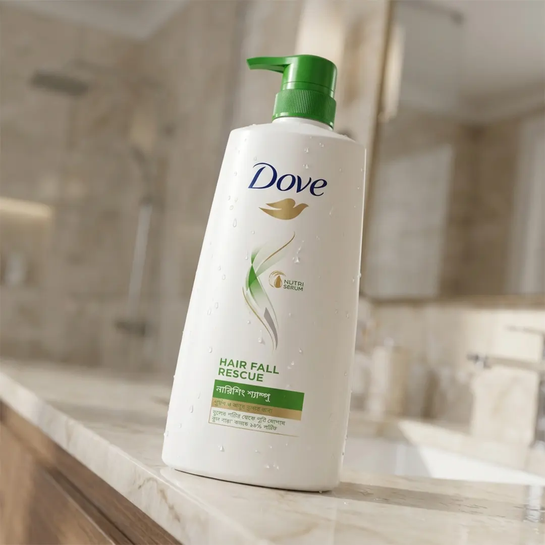 Dove Shampoo Hairfall Rescue 450ml অ্যাঙ্গেল ভিউ