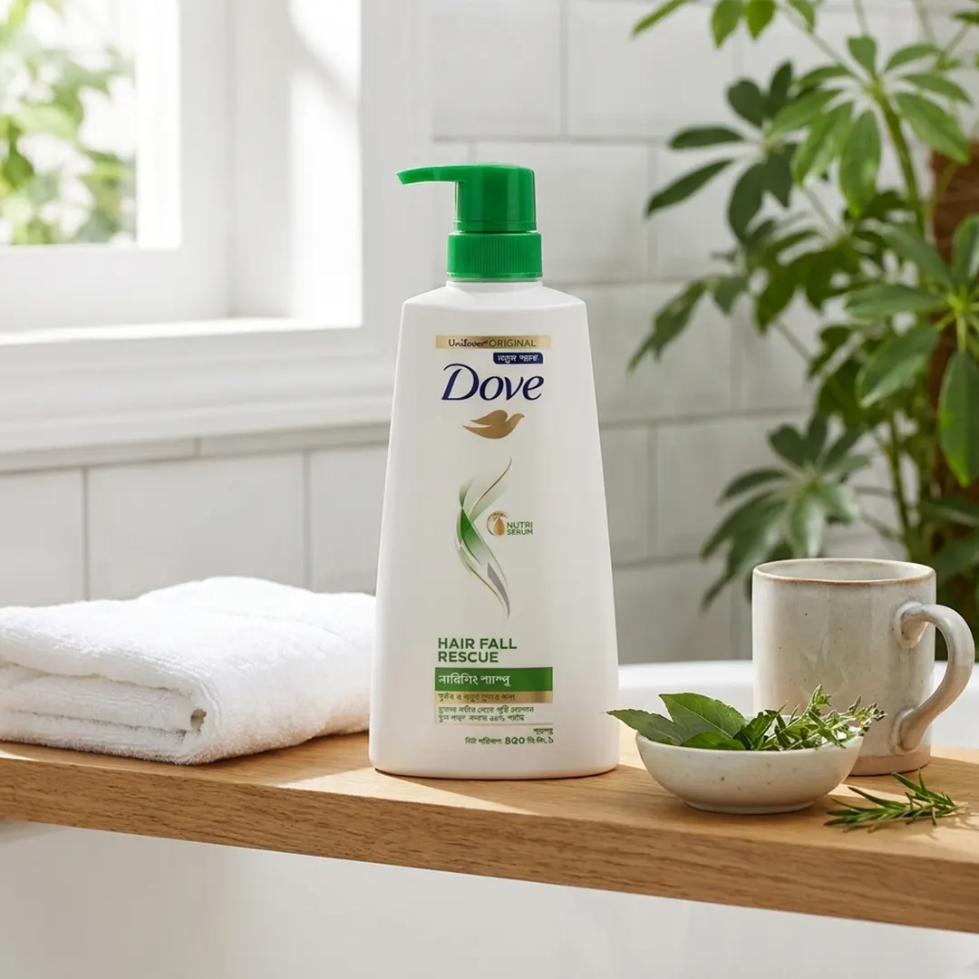 Dove Shampoo Hairfall Rescue 450ml লাইফস্টাইল ইউজ ইমেজ