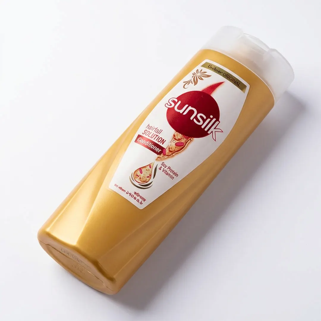 Angled view of Sunsilk Conditioner Hair Fall Solution 170ml conditioner bottle